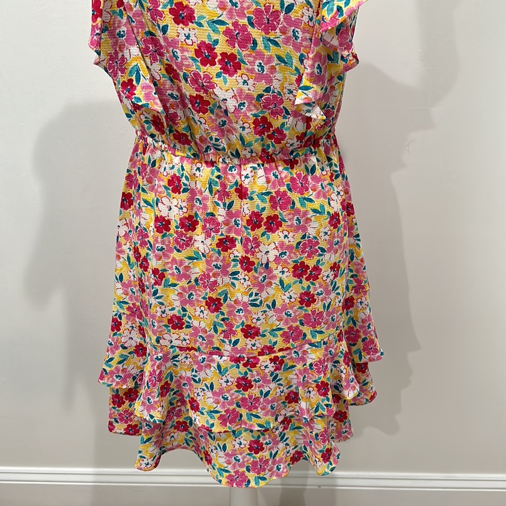 BCBG Paris Women's Ruffle Chiffon Dress Small - Picture 10 of 15